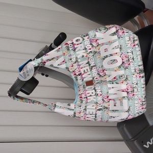 Robin Ruth Floral Cotton Hobo Shoulder Bag-Blue